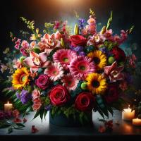 Piedalies.lv - Beautiful Birthday Flowers for a Woman