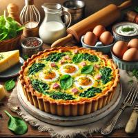 Piedalies.lv - Coronation Quiche - Recipe, Ingredients, Preparation and Tips